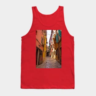 Back Street in Rovinj Old Town, Croatia Tank Top